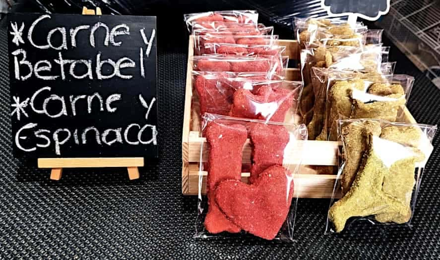 Galletas de carne de res y espinacas - carne de res y betabel, para perros